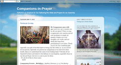 Desktop Screenshot of companions-in-prayer.blogspot.com