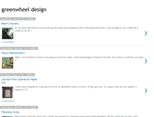 Tablet Screenshot of greenwheeldesign.blogspot.com