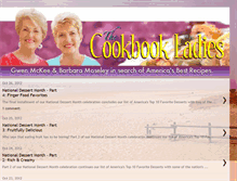 Tablet Screenshot of cookbookladies.blogspot.com