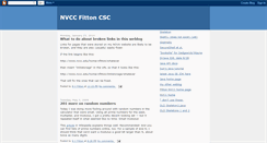 Desktop Screenshot of nvcc-fitton-csc.blogspot.com