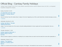 Tablet Screenshot of cambayholidays.blogspot.com