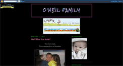 Desktop Screenshot of oneilfam.blogspot.com