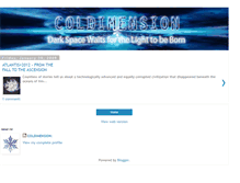 Tablet Screenshot of coldimension.blogspot.com