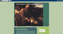 Desktop Screenshot of faithforgedindoubt.blogspot.com