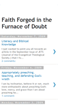 Mobile Screenshot of faithforgedindoubt.blogspot.com