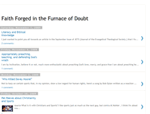 Tablet Screenshot of faithforgedindoubt.blogspot.com