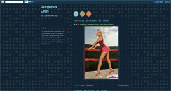 Desktop Screenshot of gorgeouslegs.blogspot.com