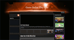 Desktop Screenshot of game-online-play-free.blogspot.com