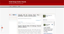 Desktop Screenshot of hindisongsguitarchords4u.blogspot.com