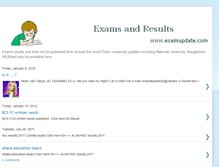 Tablet Screenshot of examsandresults.blogspot.com