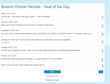 Tablet Screenshot of botanicchoice.blogspot.com