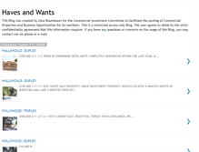 Tablet Screenshot of haves-and-wants.blogspot.com