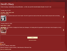 Tablet Screenshot of devilsdiaryproductions.blogspot.com