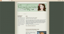 Desktop Screenshot of naturligskonhet.blogspot.com