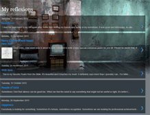 Tablet Screenshot of myreflexionsare.blogspot.com