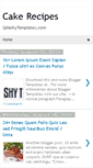 Mobile Screenshot of cakerecipes-splashy.blogspot.com
