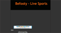 Desktop Screenshot of befooty08.blogspot.com