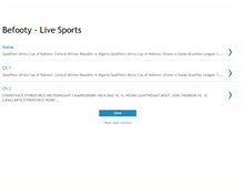 Tablet Screenshot of befooty08.blogspot.com