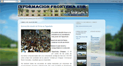 Desktop Screenshot of infronterasur.blogspot.com