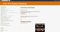 Desktop Screenshot of freetimmastersbecause.blogspot.com