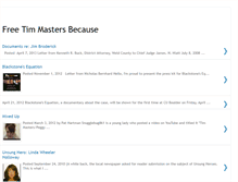 Tablet Screenshot of freetimmastersbecause.blogspot.com