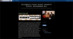 Desktop Screenshot of celebrityfightnight.blogspot.com