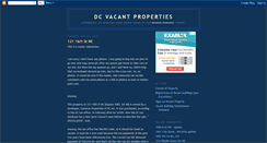Desktop Screenshot of dcvacantproperties.blogspot.com