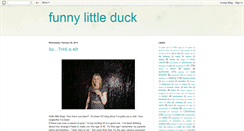 Desktop Screenshot of funnylittleduck.blogspot.com