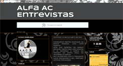 Desktop Screenshot of alfaentrevistas.blogspot.com