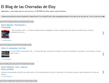 Tablet Screenshot of laschorradasdeeloy.blogspot.com