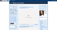 Desktop Screenshot of beautyofinnovation.blogspot.com
