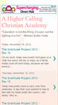 Mobile Screenshot of ahighercallingchristianacademy.blogspot.com