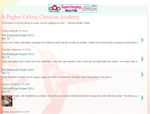 Tablet Screenshot of ahighercallingchristianacademy.blogspot.com