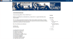 Desktop Screenshot of matkearneymusic.blogspot.com