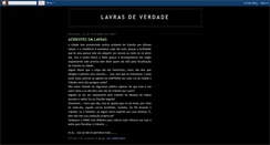 Desktop Screenshot of lavrasdeverdade.blogspot.com