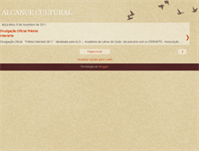 Tablet Screenshot of alcancecultural.blogspot.com