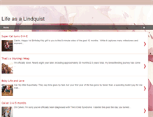 Tablet Screenshot of lifeasalindquist.blogspot.com