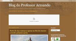 Desktop Screenshot of blogprofessorarmando.blogspot.com
