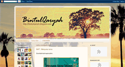 Desktop Screenshot of bintulqaryah.blogspot.com
