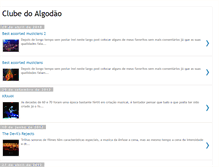 Tablet Screenshot of clubedoalgodao.blogspot.com