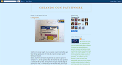 Desktop Screenshot of creandoconpatchwork.blogspot.com