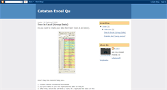 Desktop Screenshot of catatanexcelku.blogspot.com