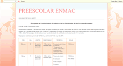 Desktop Screenshot of preescolarenmac.blogspot.com