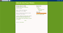 Desktop Screenshot of jehovahjirehprayerministry.blogspot.com