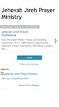 Mobile Screenshot of jehovahjirehprayerministry.blogspot.com