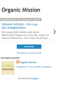 Mobile Screenshot of organic-mission-italy.blogspot.com