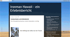 Desktop Screenshot of ironman-hawaii-erlebnisbericht.blogspot.com