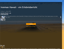 Tablet Screenshot of ironman-hawaii-erlebnisbericht.blogspot.com
