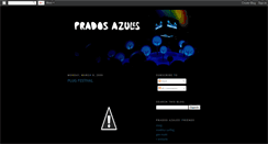 Desktop Screenshot of pradosazules.blogspot.com