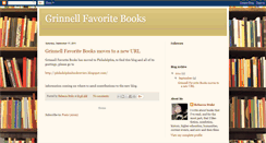 Desktop Screenshot of grinnellbookreview.blogspot.com